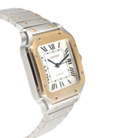 Cartier Santos de Cartier W2SA0016 Unisex Watch in  Stainless Steel/Yellow Gold