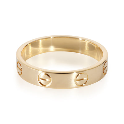 Cartier Love Wedding Band in 18K Yellow Gold