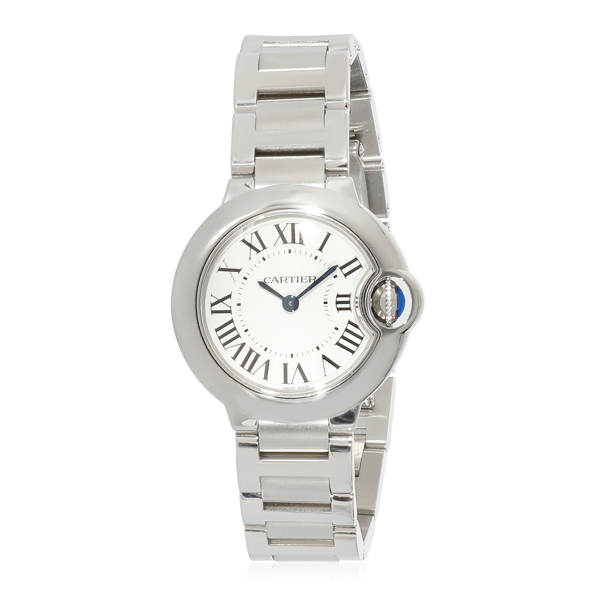 Cartier Ballon Bleu W69010Z4 Womens Watch in  Stainless Steel