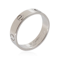 Cartier Love Ring in 18K 18 Karat White Gold