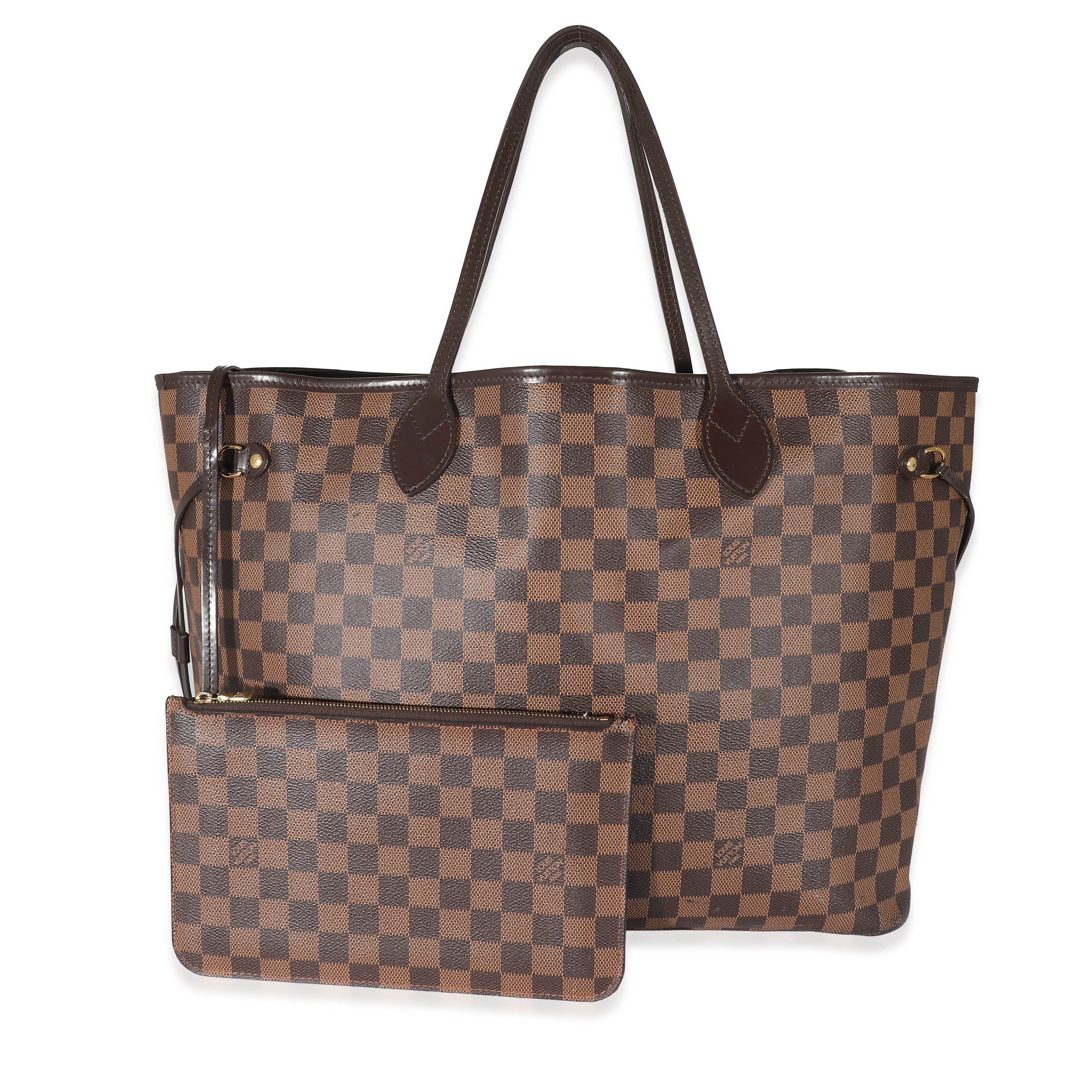 Louis Vuitton Neverfull GM Damier Ebene Tote Bag - Brown