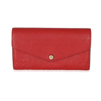 Louis Vuitton Cerise Monogram Empreinte Sarah Wallet