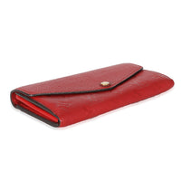 Louis Vuitton Cerise Monogram Empreinte Sarah Wallet