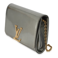 Louis Vuitton Silver Leather Louise PM