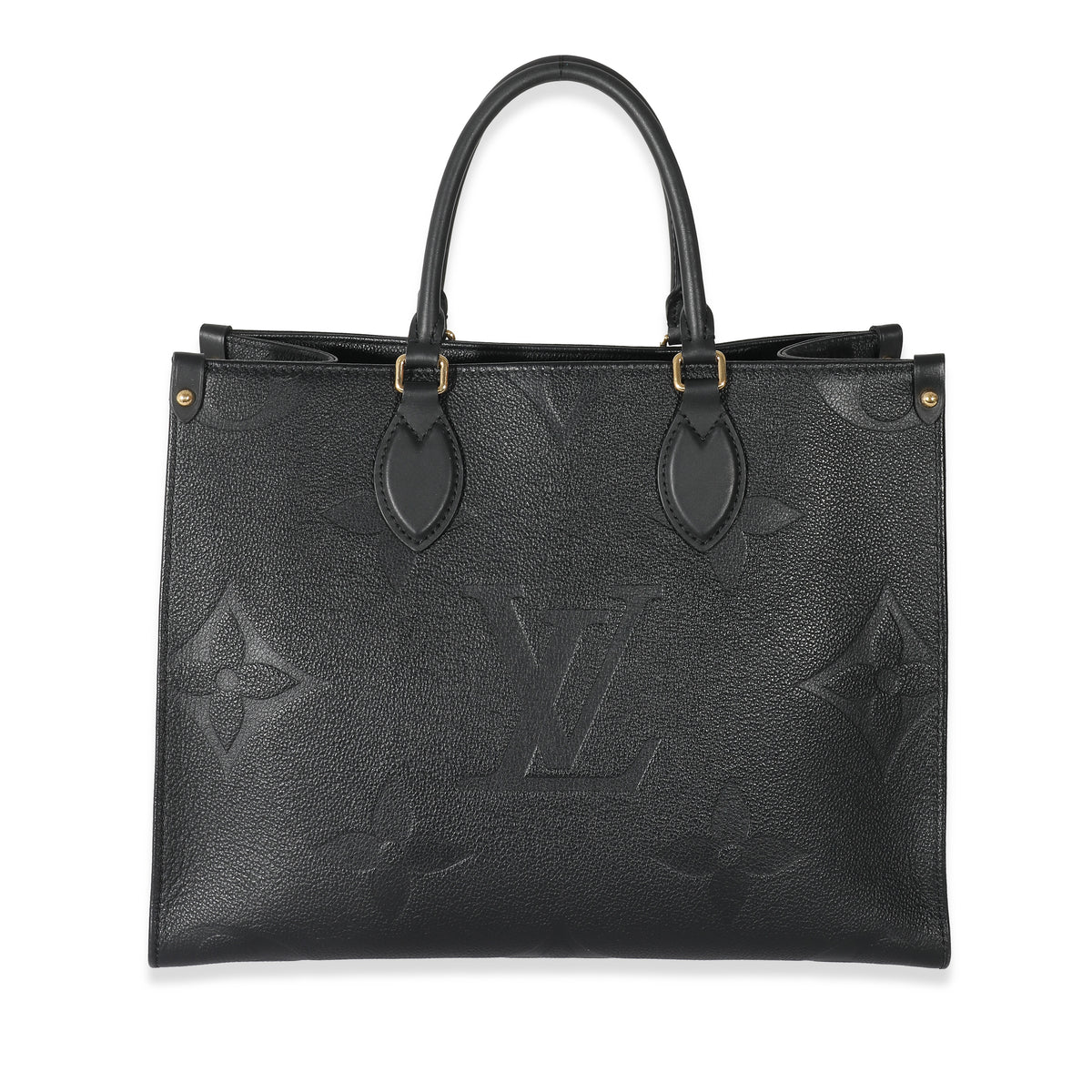 Louis Vuitton Black Monogram Empreinte Giant Onthego MM 