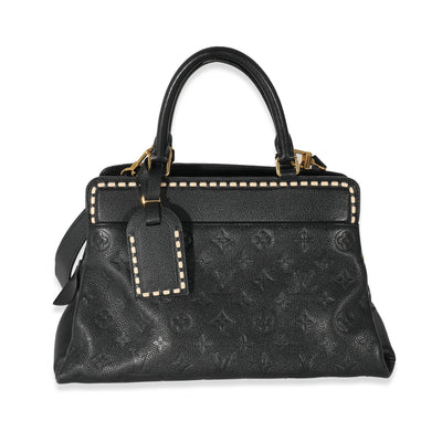 Louis Vuitton Black Monogram Empreinte Vosges MM