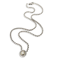 David Yurman Pearl Necklace in 14K Yellow Gold/Sterling Silver