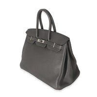 Hermes Etain Clemence Birkin 35 PHW