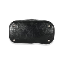 Chanel Black Crumpled Calfskin PVC Small Aquarium Backpack