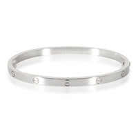 Cartier Love Bracelet, Small Model (White Gold)