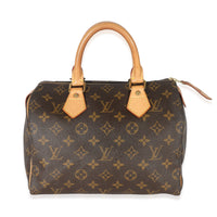 Louis Vuitton Monogram Canvas Speedy 25