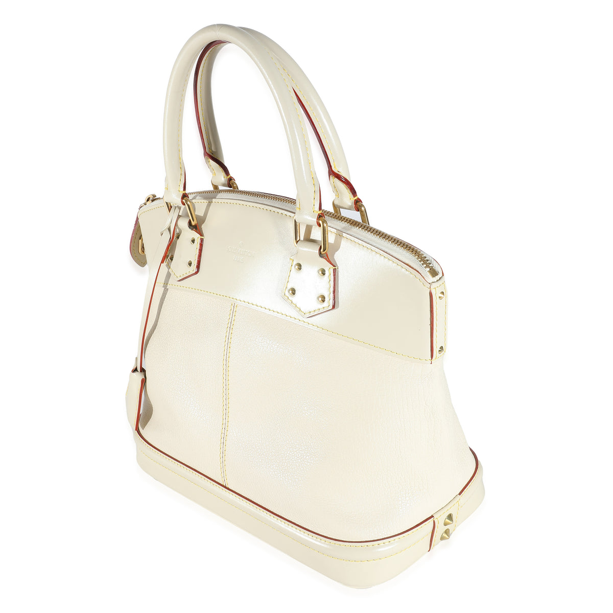 Louis Vuitton White Leather Suhali Lockit PM