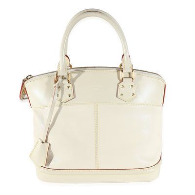 Louis Vuitton White Leather Suhali Lockit PM