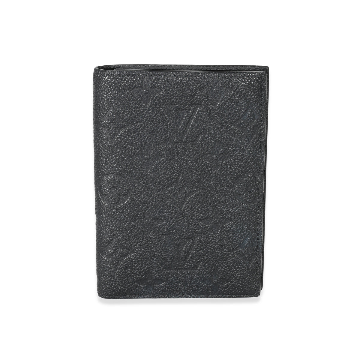 Louis Vuitton Black Monogram Empreinte Passport Cover