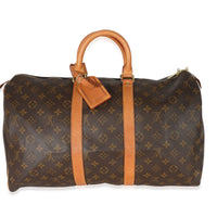 Louis Vuitton Monogram Canvas Keepall 45