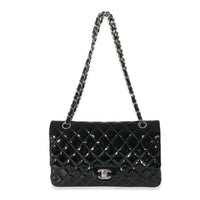 Chanel Black Patent Medium Classic Double Flap Bag