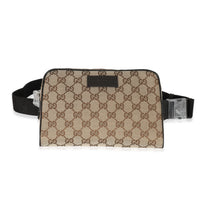 Gucci Beige Signature GG Canvas Belt Bag