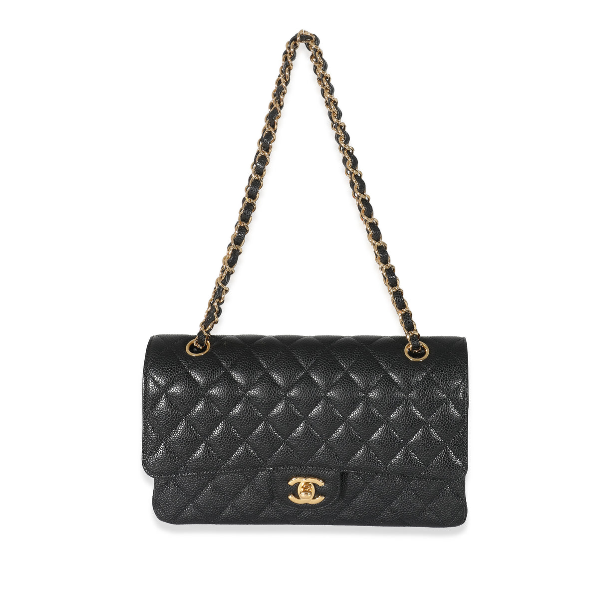 Chanel Black Caviar Medium Classic Double Flap Bag