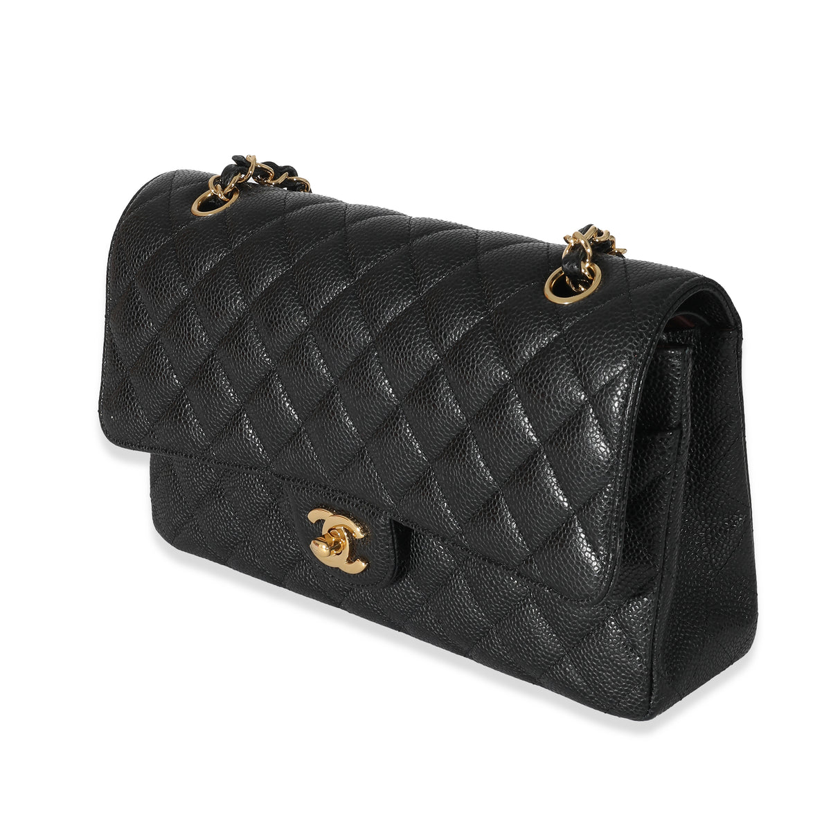 Chanel Black Caviar Medium Classic Double Flap Bag