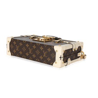 Louis Vuitton Creme Monogram Canvas Petite Malle