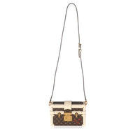 Louis Vuitton Creme Monogram Canvas Petite Malle