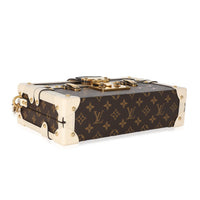 Louis Vuitton Creme Monogram Canvas Petite Malle