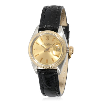 Rolex Date 6917 Womens Watch in 18k Stainless Steel/Yellow Gold