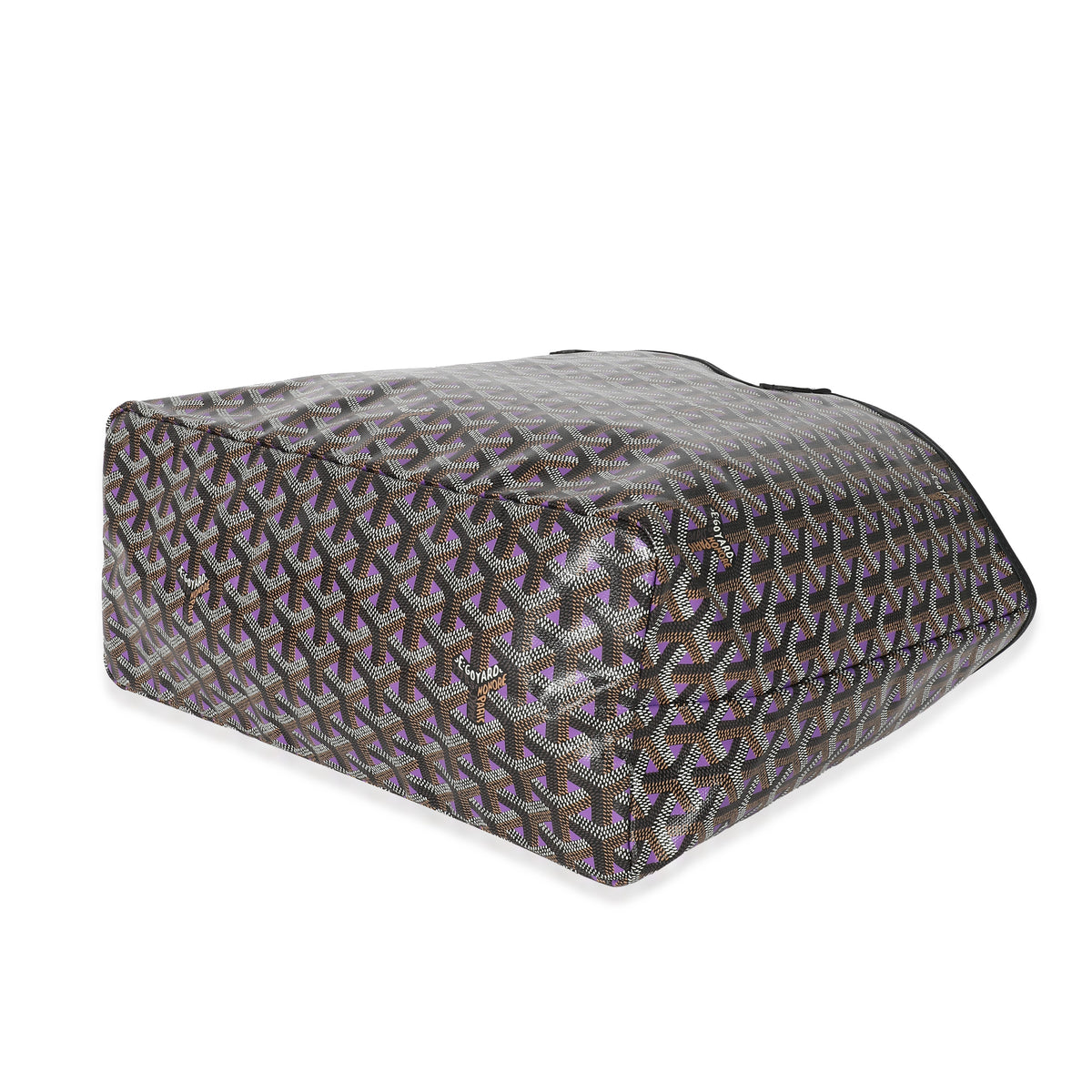 Goyard Black Violet Goyardine Saint Louis Claire Voie PM