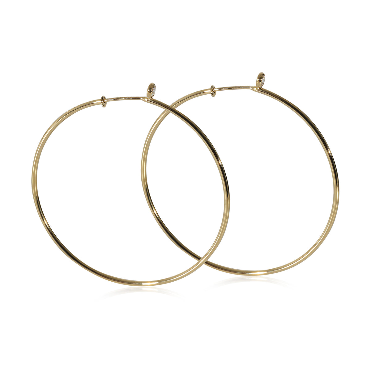 Tiffany & Co. Elsa Peretti Earrings in 18K Yellow Gold 0.1 CTW