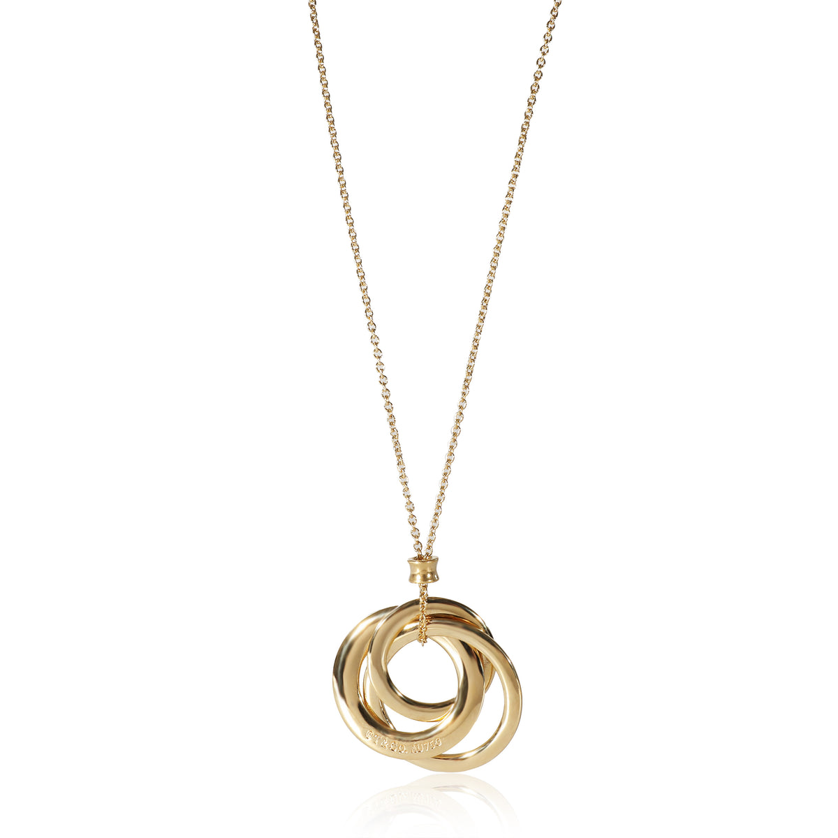 Tiffany triple interlocking on sale circles pendant