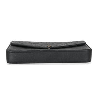 Louis Vuitton Black Monogram Empreinte Félicie Pochette