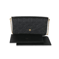 Louis Vuitton Black Monogram Empreinte Félicie Pochette