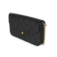 Louis Vuitton Black Monogram Empreinte Félicie Pochette