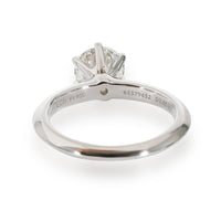 Tiffany & Co. Solitaire Diamond Engagement Ring in Platinum F VVS2 1.01 CTW