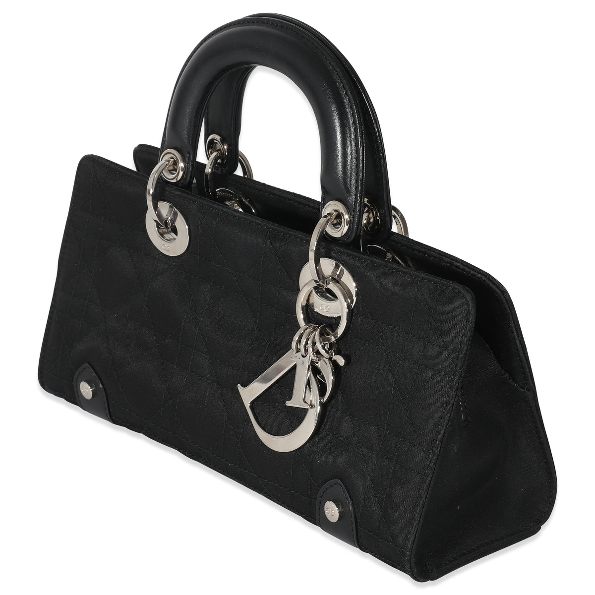 Christian Dior Black Nylon East West Lady Dior