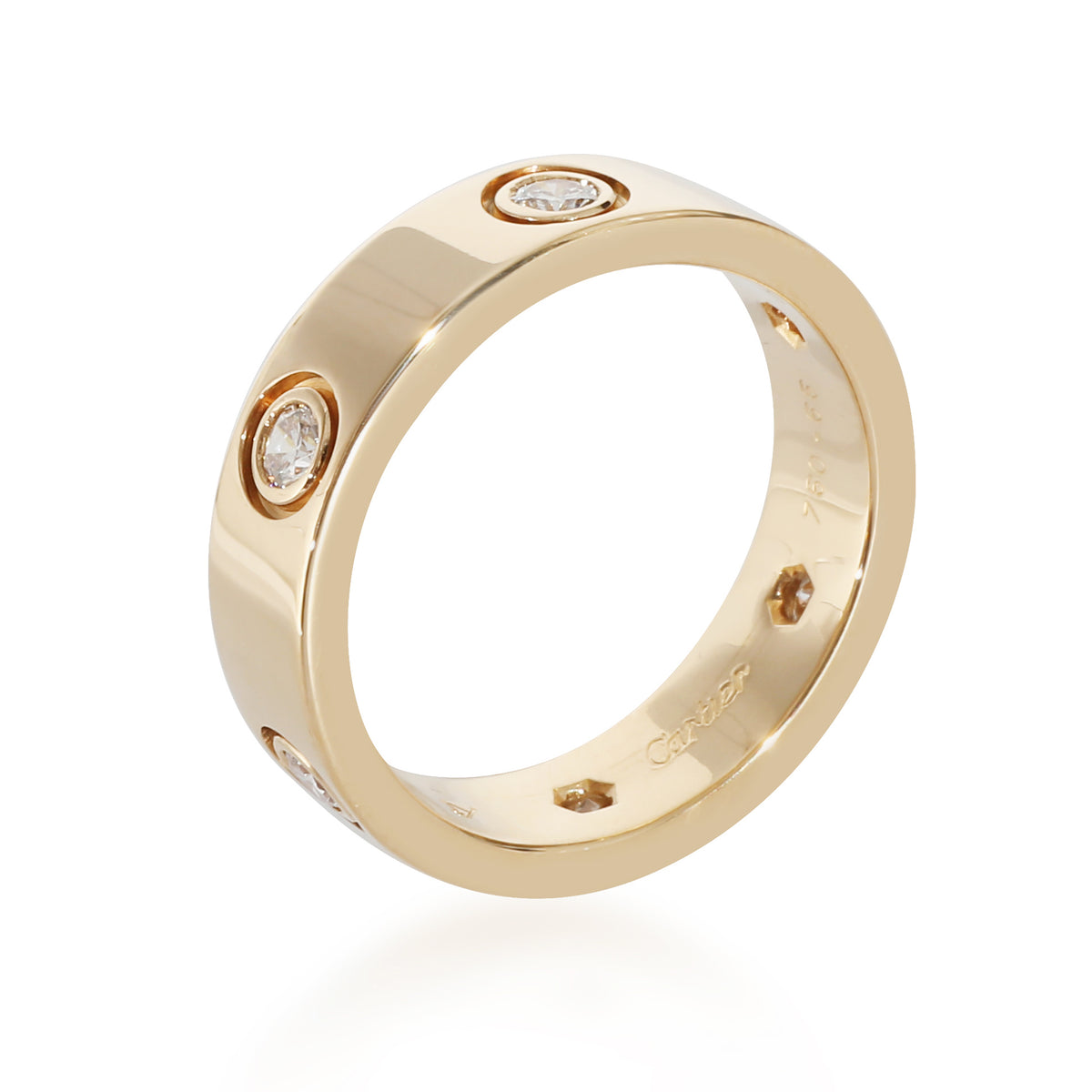 Cartier Love Ring in 18k Yellow Gold 0.46 CTW