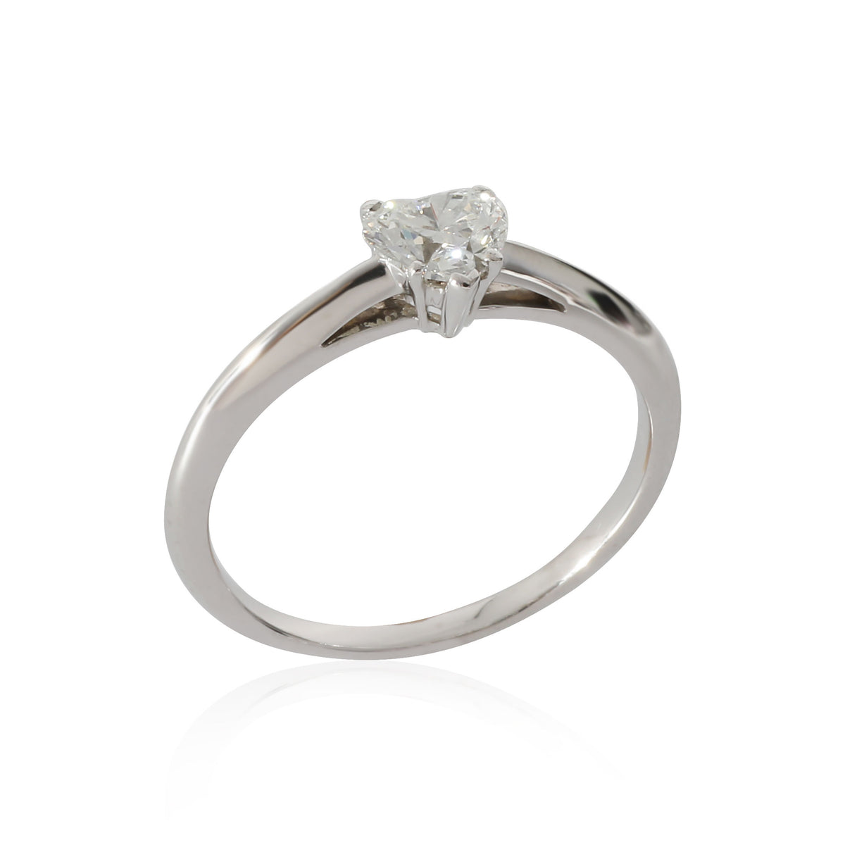 Tiffany & Co. Diamond Engagement Ring in Platinum F VS1 0.62 CTW