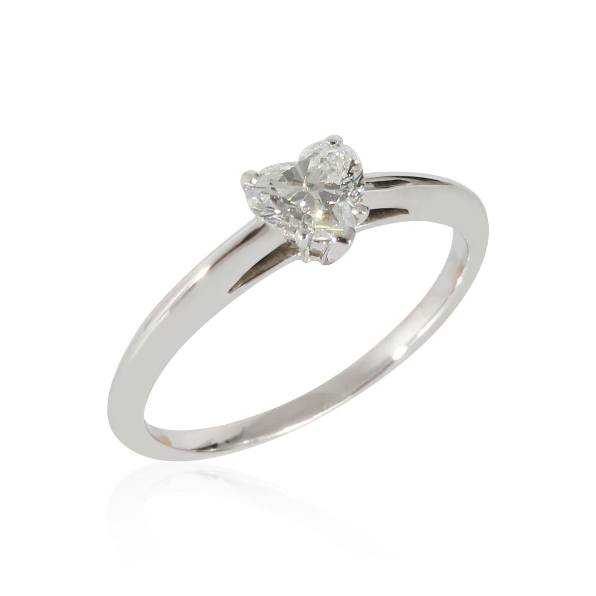 Tiffany & Co. Diamond Engagement Ring in Platinum F VS1 0.62 CTW