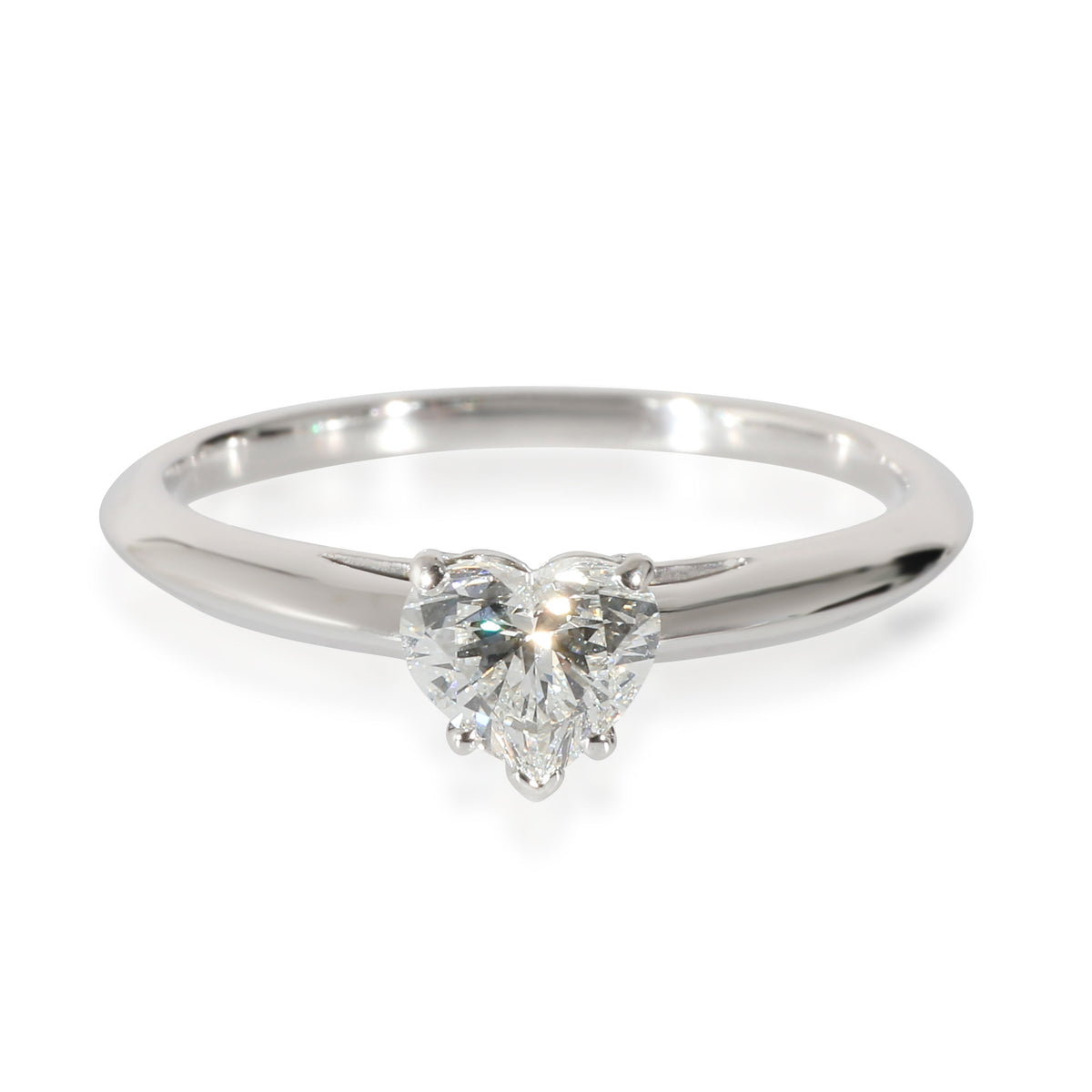 Tiffany & Co. Diamond Engagement Ring in Platinum F VS1 0.62 CTW