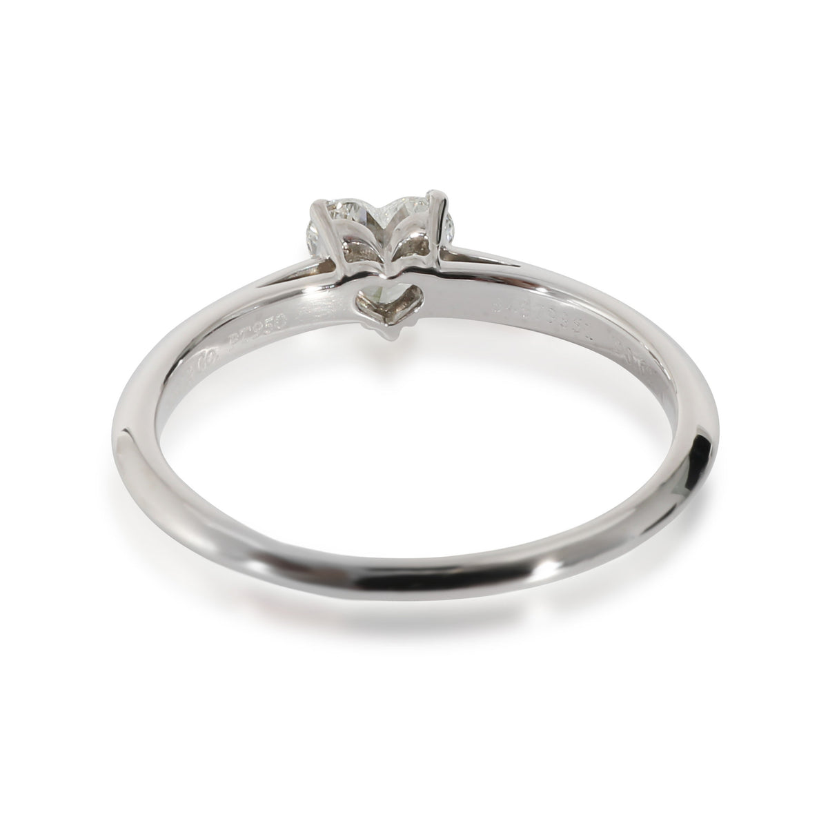 Tiffany & Co. Diamond Engagement Ring in Platinum F VS1 0.62 CTW