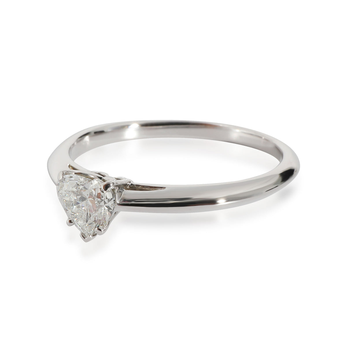 Tiffany & Co. Diamond Engagement Ring in Platinum F VS1 0.62 CTW