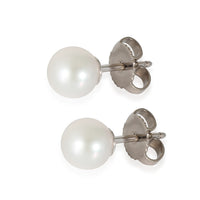 Tiffany & Co. Tiffany Signature 6.5mm Pearls Earrings in 18k White Gold