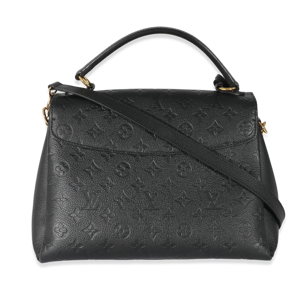 Louis Vuitton Black Monogram Empreinte Georges MM