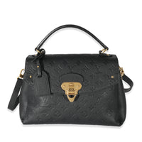 Louis Vuitton Black Monogram Empreinte Georges MM