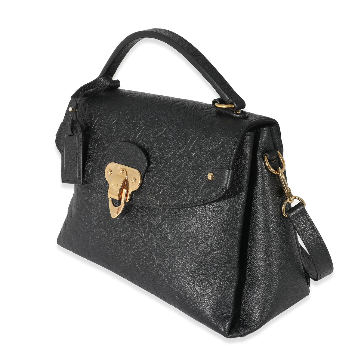 Louis Vuitton Black Monogram Empreinte Georges MM