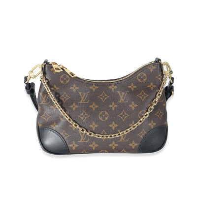 Louis Vuitton Black Monogram Canvas Boulogne NM