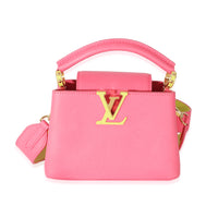 Louis Vuitton Dragonfruit Cedrat Taurillon Mini Capucines