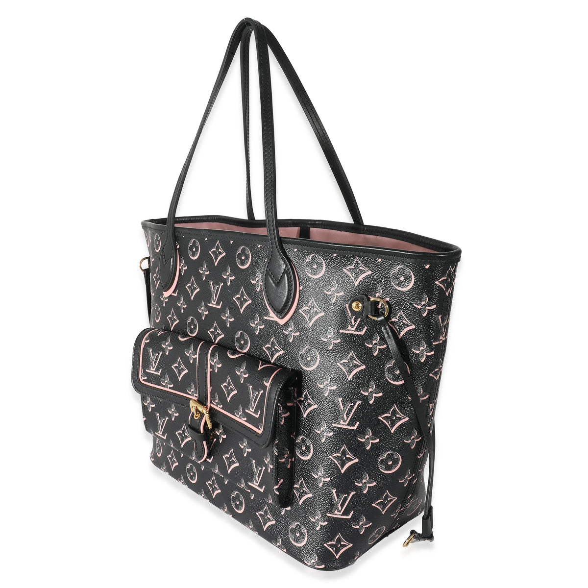 Louis Vuitton Black Pink Monogram Canvas Fall For You Neverfull MM, myGemma, SE