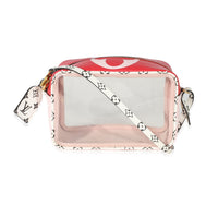 Louis Vuitton Red Monogram Giant Canvas PVC Beach Pouch