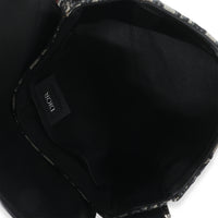 Dior Black Dior Oblique Jacquard Mini Saddle Bag With Strap